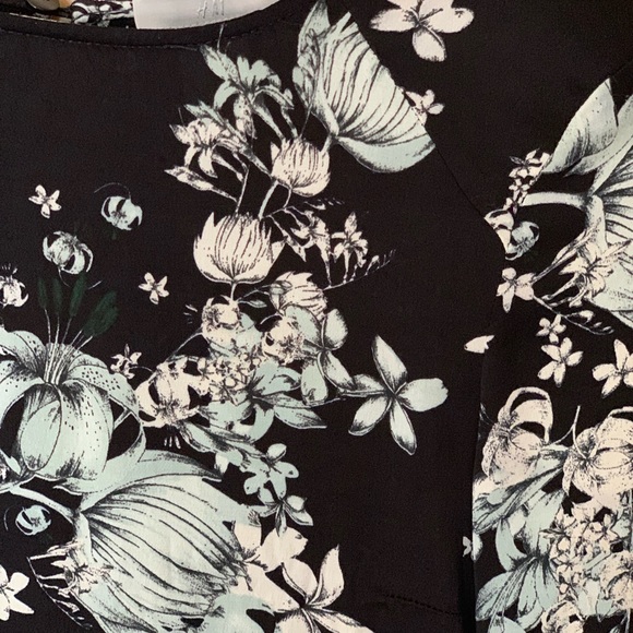 H&M Floral Sheath Dress with Long Sleeves - Picture 2 of 5